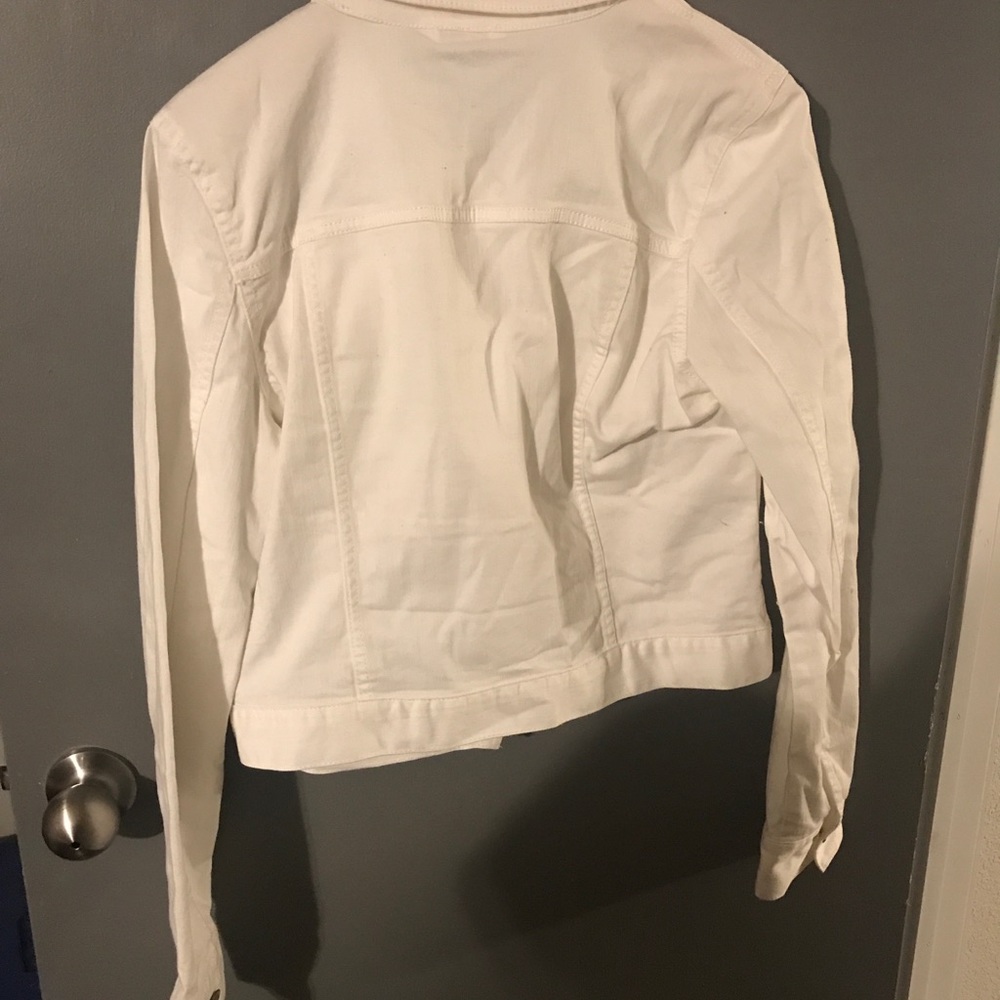 White Jean jacket